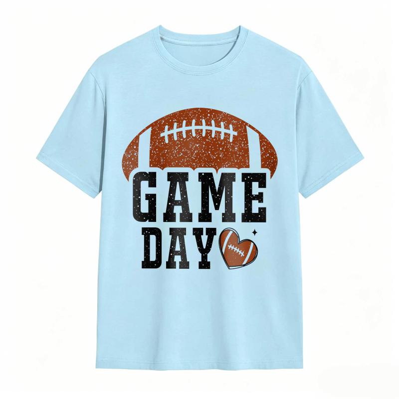 Football Game Day Heart Design Unisex Classic T-shirt