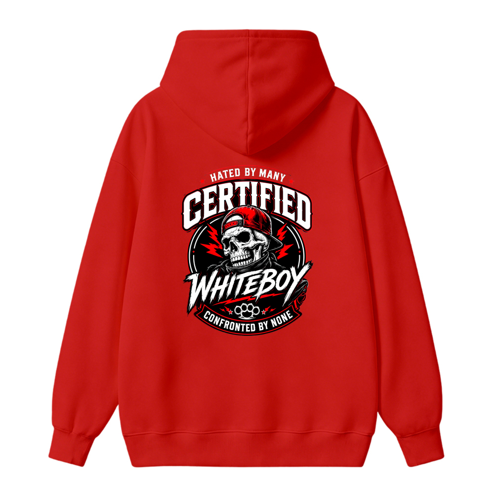 Certified Whiteboy Skull Graphic Hoodie