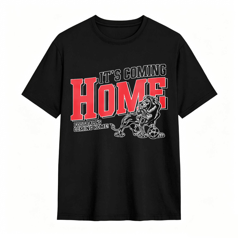 Its Coming Home Footballs Coming Home Lion And Soccer Ball Unisex Classic T-shirt