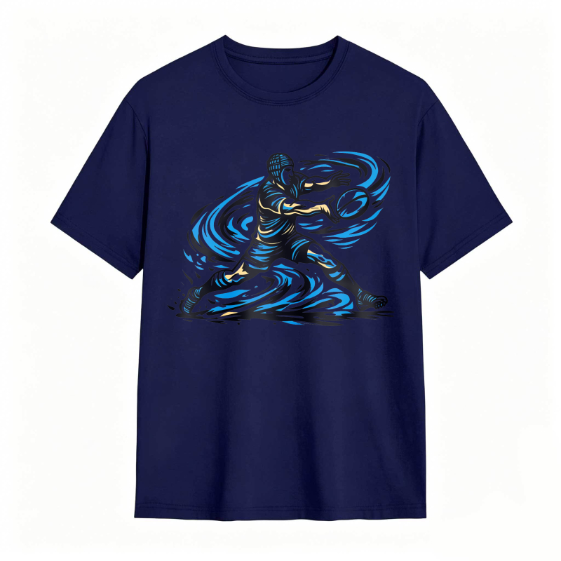 Water Elemental Warrior Design Unisex Classic T-shirt