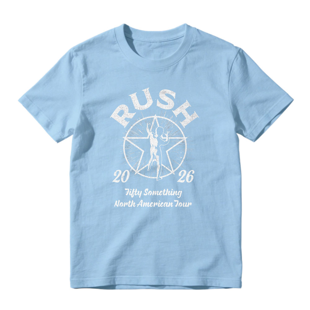 Rush 2026 Fifty Something North American Tour Star Man Graphic T-shirt
