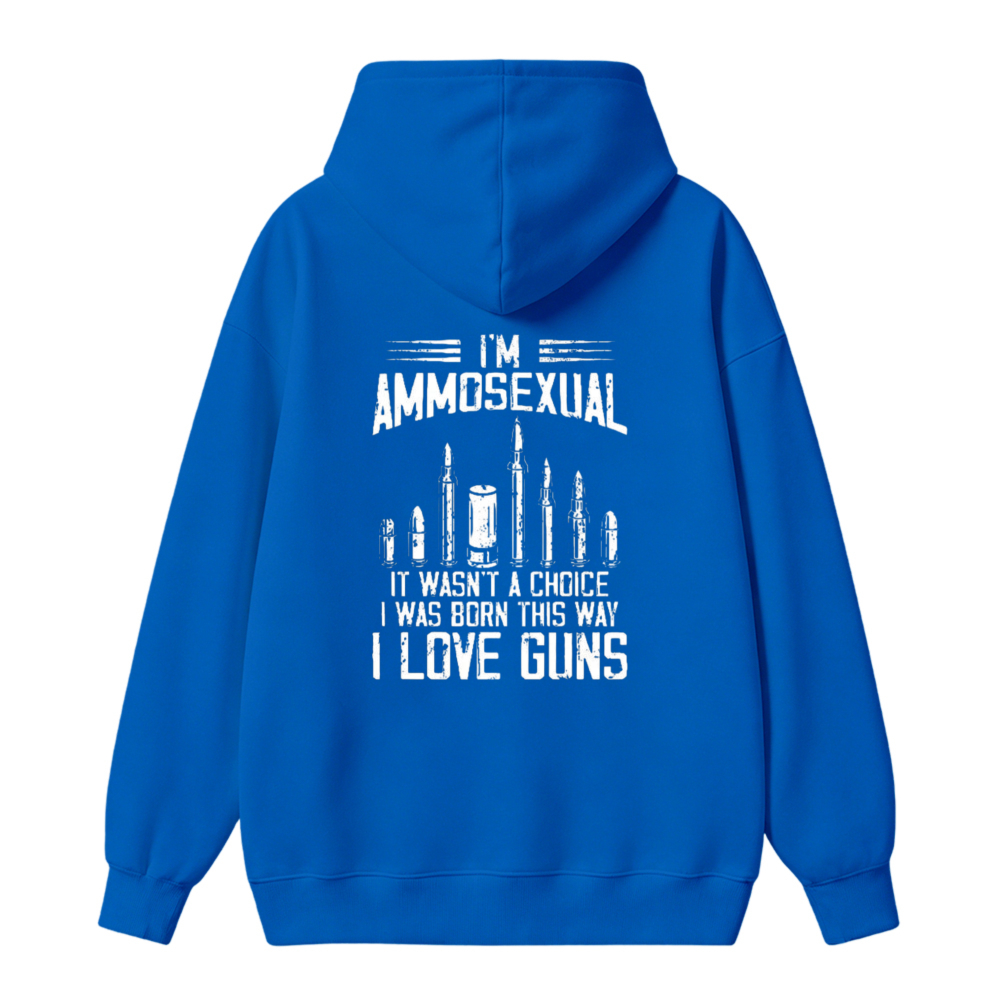I Love Guns Ammosexual Born This Way Unisex Classic Hoodie