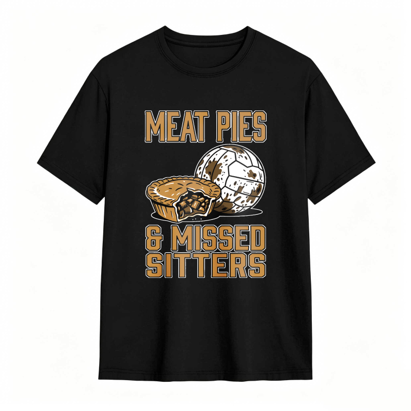Meat Pies And Missed Sitters Football Theme Unisex Classic T-shirt