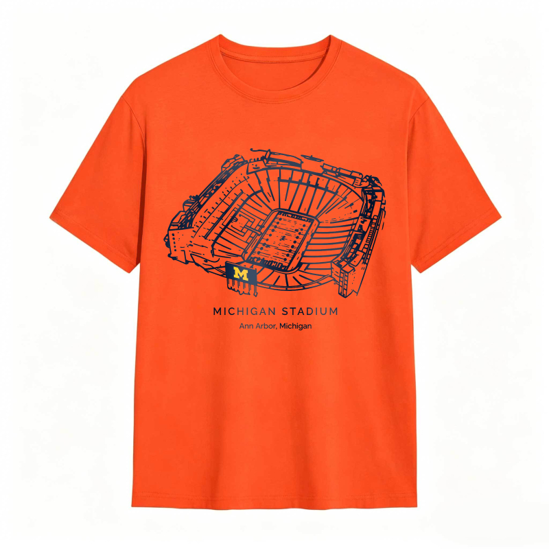 Michigan Stadium Ann Arbor Michigan T-shirt