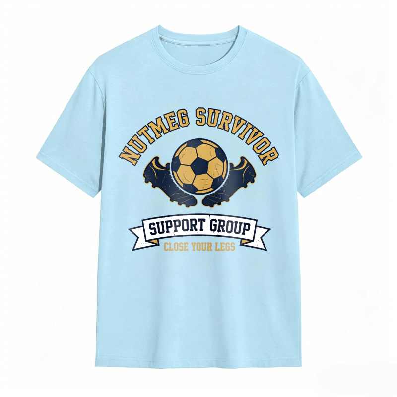 Nutmeg Survivor Support Group Soccer Ball Design Unisex Classic T-shirt