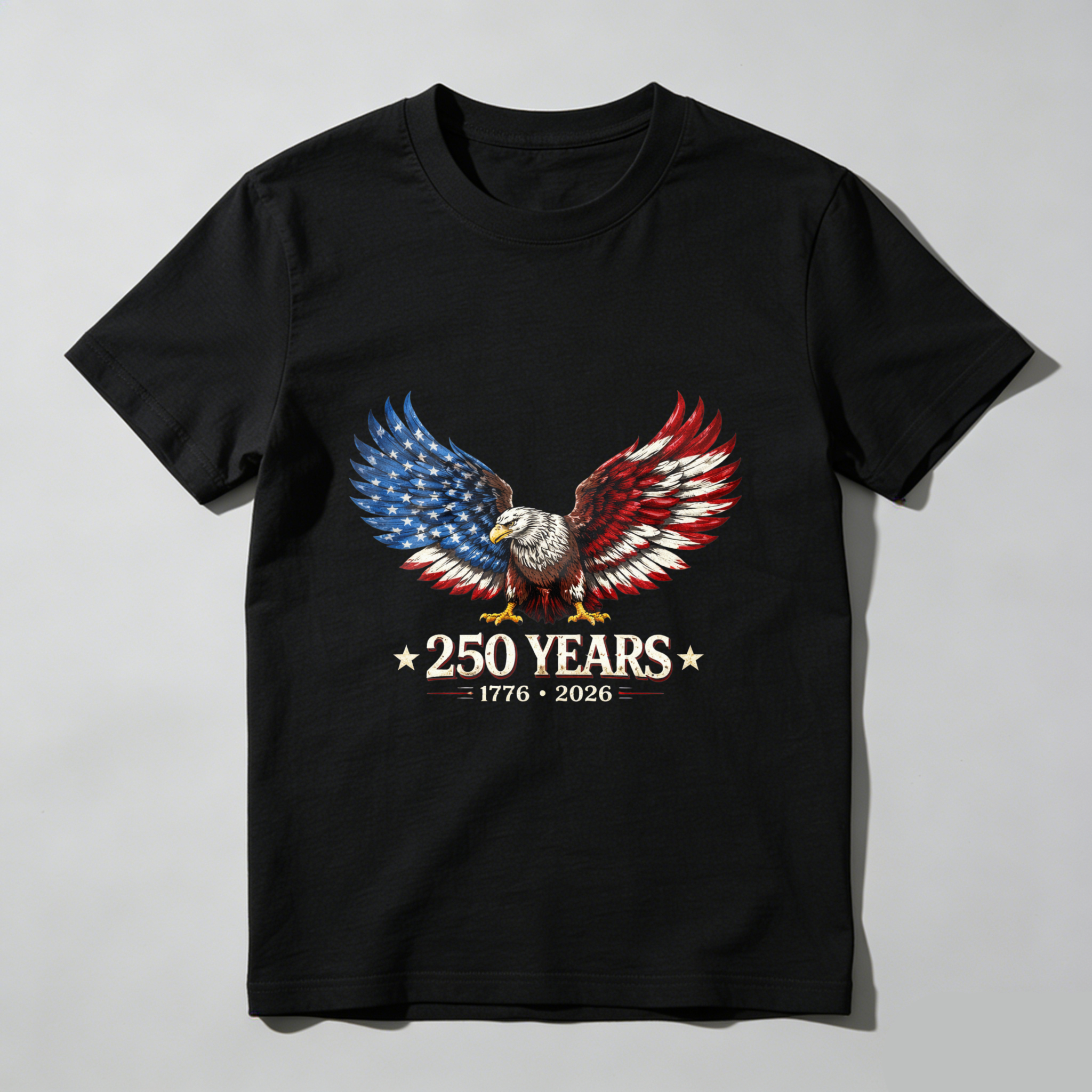 American Eagle 250 Years Independence Day 1776 2026 Usa Flag Patriotic T Shirt