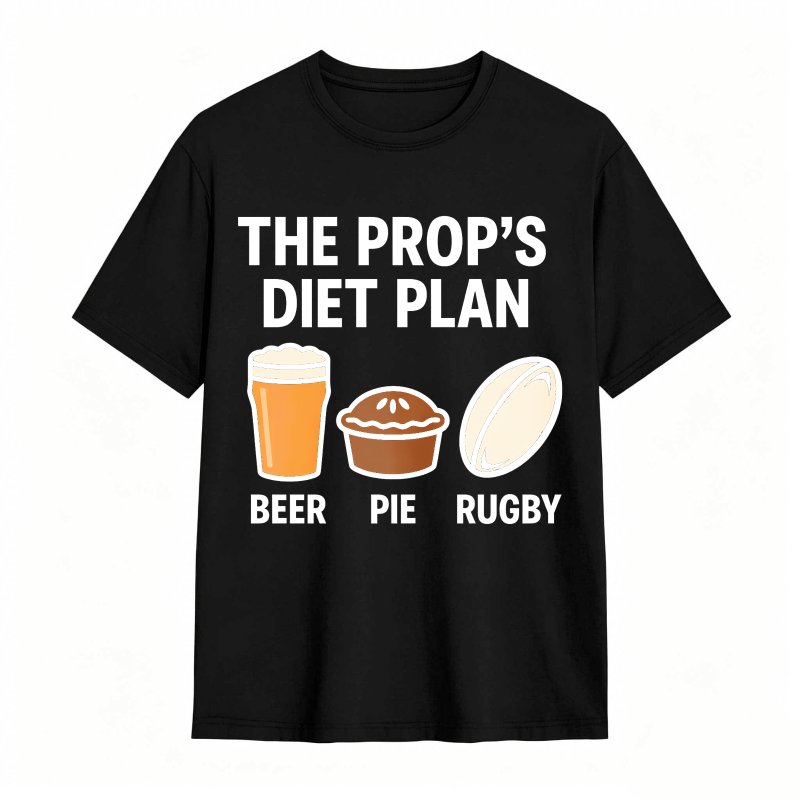 The Props Diet Plan Beer Pie Rugby Unisex Classic T-shirt