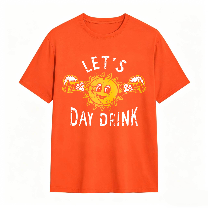Sun With Beer Mugs Let's Day Drink Unisex Classic T-shirt