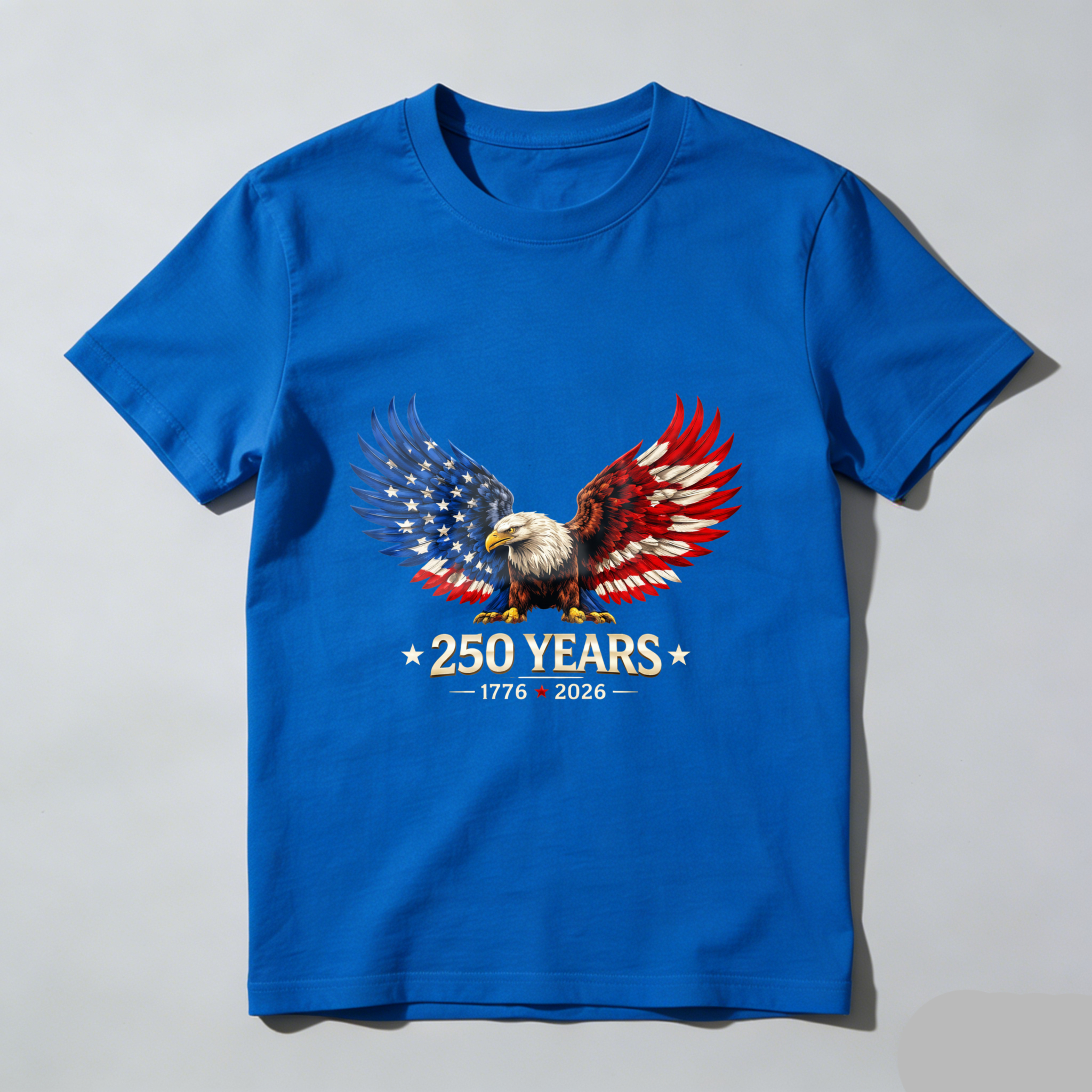 American Eagle 250 Years Independence Day 1776 2026 USA Flag Patriotic T Shirt
