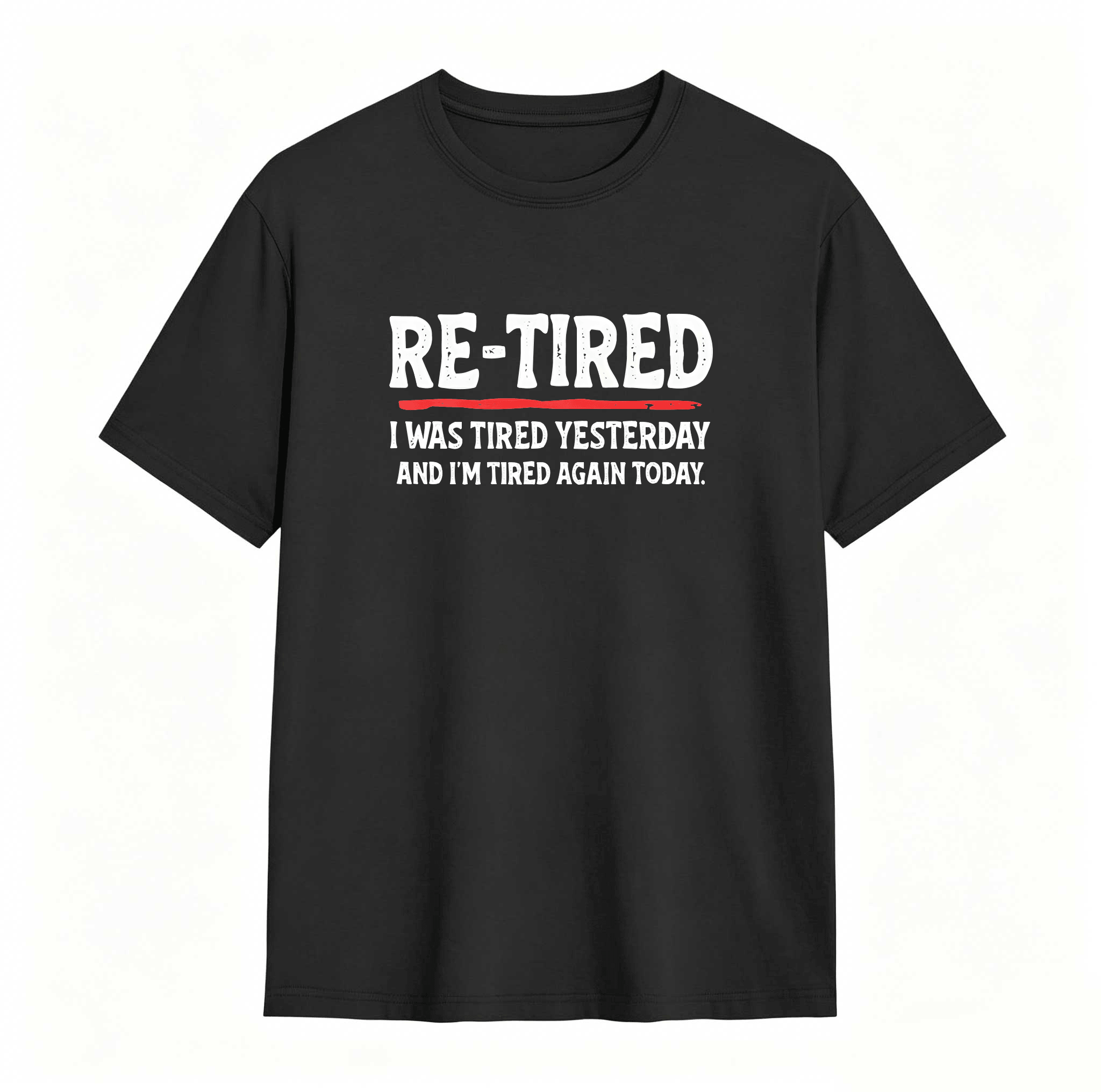 Dorawear™ Sarcastic Quote T-Shirt for Teens – 100% Cotton Re-Tired Lazy Retired Design Womenswear Womenswear Smooth Smooth Smooth Seamless Unisex Seamless Unisex