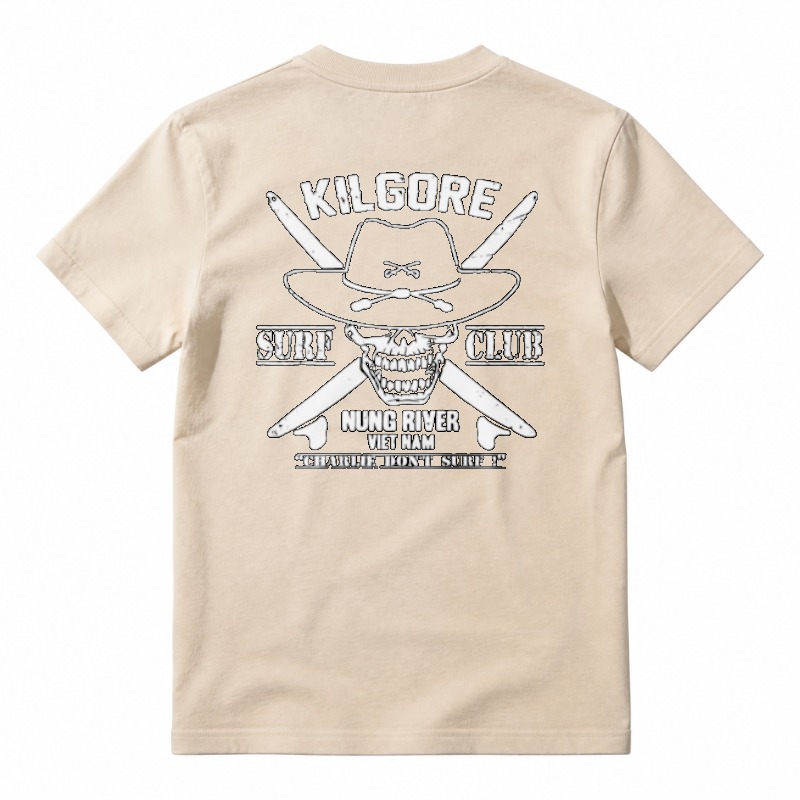 Kilgore Surf Club Skull And Crossed Surfboards Graphic Unisex Classic T-shirt