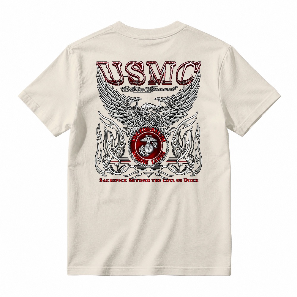 Usmc Eagle Globe And Anchor Wings Graphic T-shirt
