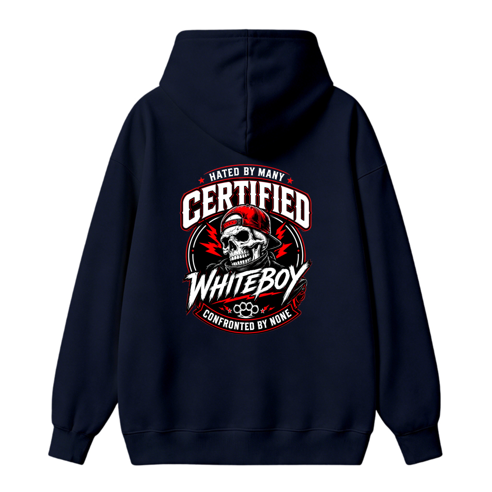 Certified Whiteboy Skull Graphic Hoodie