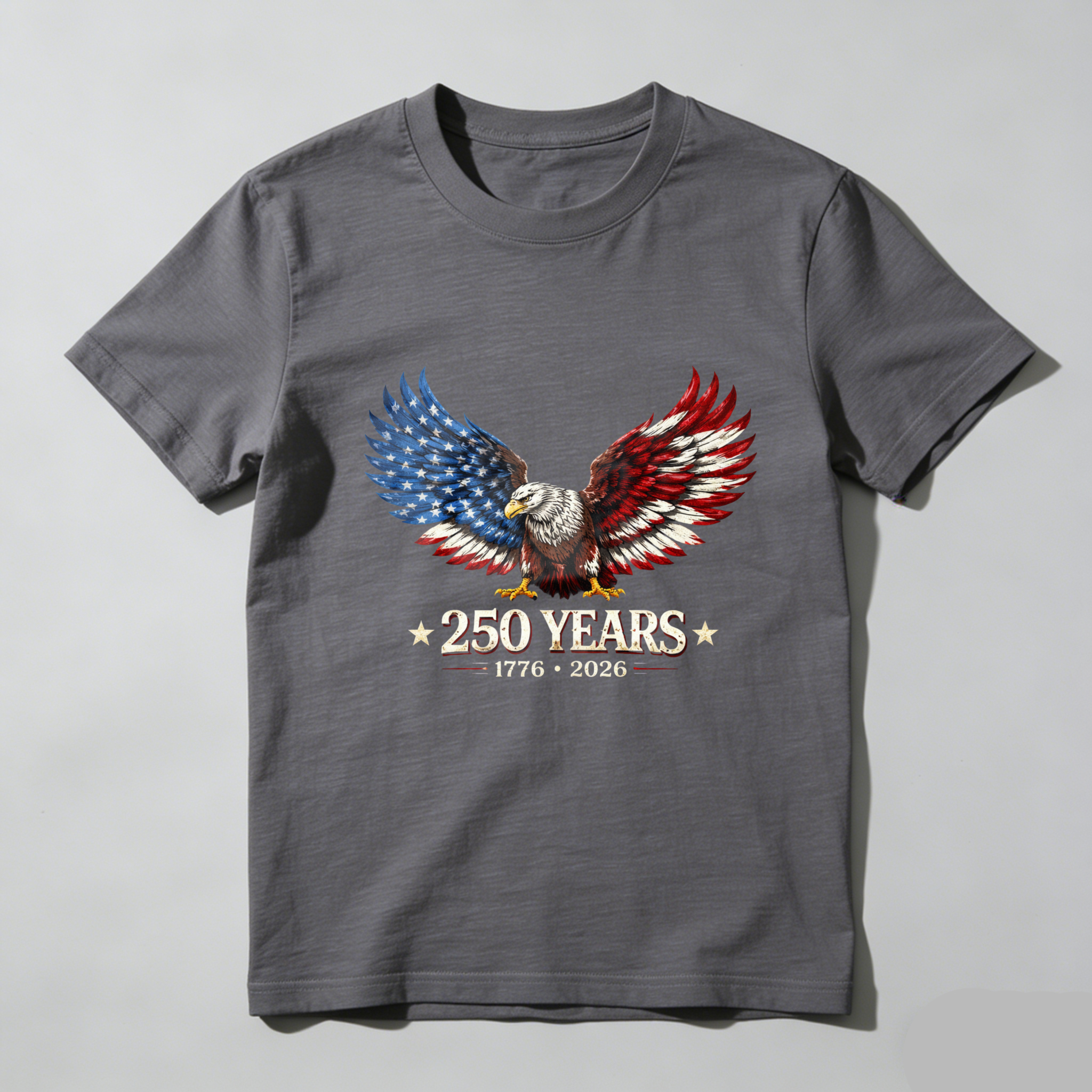 American Eagle 250 Years Independence Day 1776 2026 Usa Flag Patriotic T Shirt