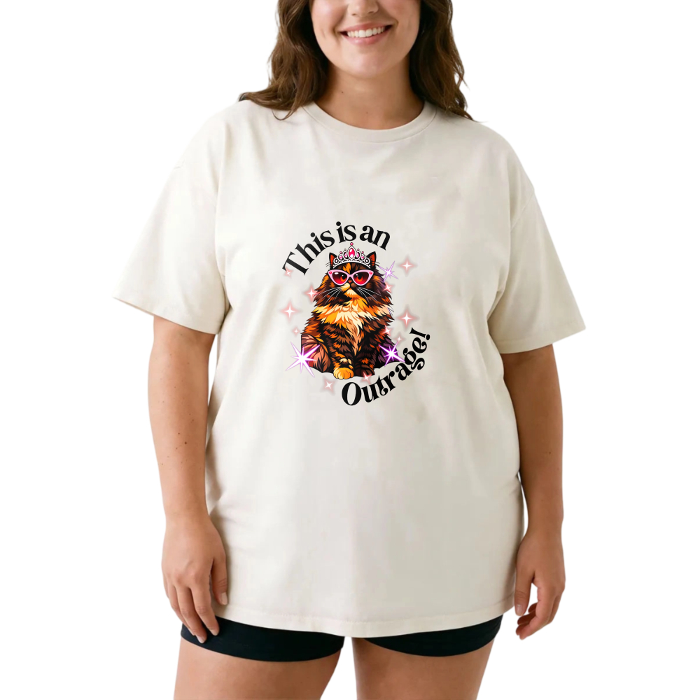 Owl With Crown And Sunglasses Sparkles tshirt 100% cotton