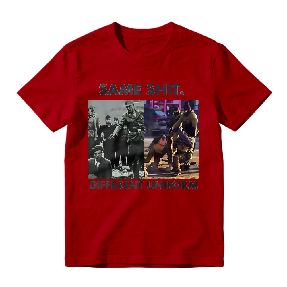 Same Shit Different Uniform Historical And Modern Soldiers Comparison Graphic Unisex Classic T-shirt