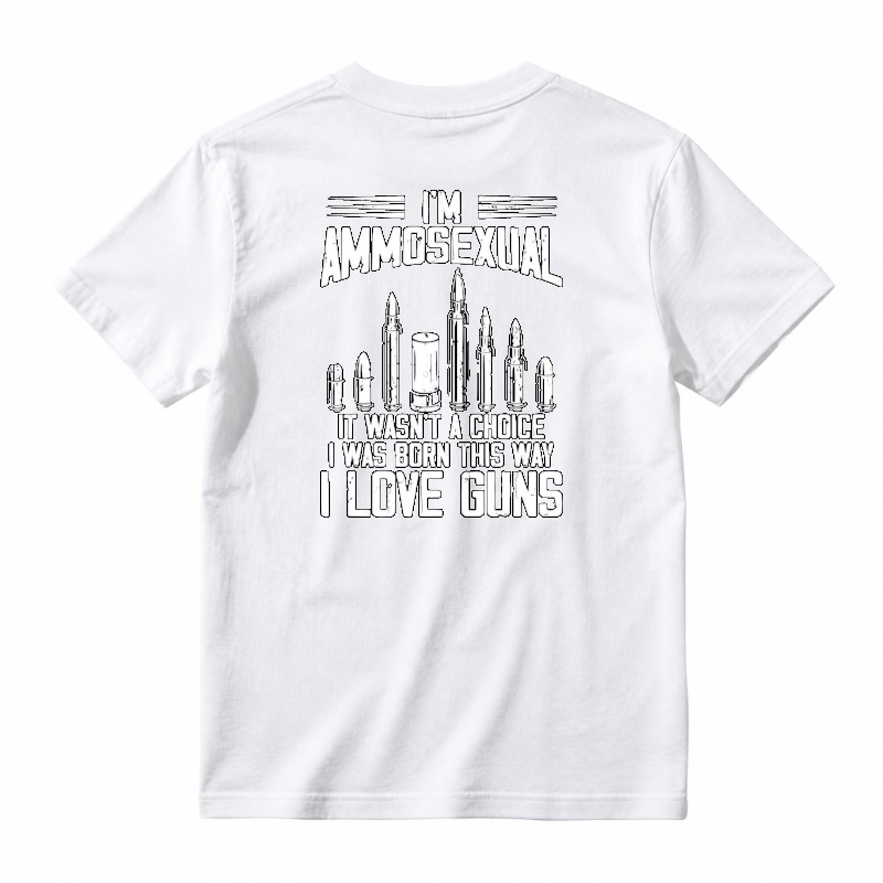 Ammosexual I Love Guns Bullet Graphic Unisex Classic T-shirt