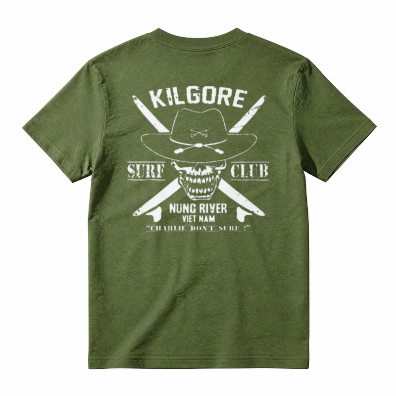 Kilgore Surf Club Skull And Crossed Surfboards Graphic Unisex Classic T-shirt
