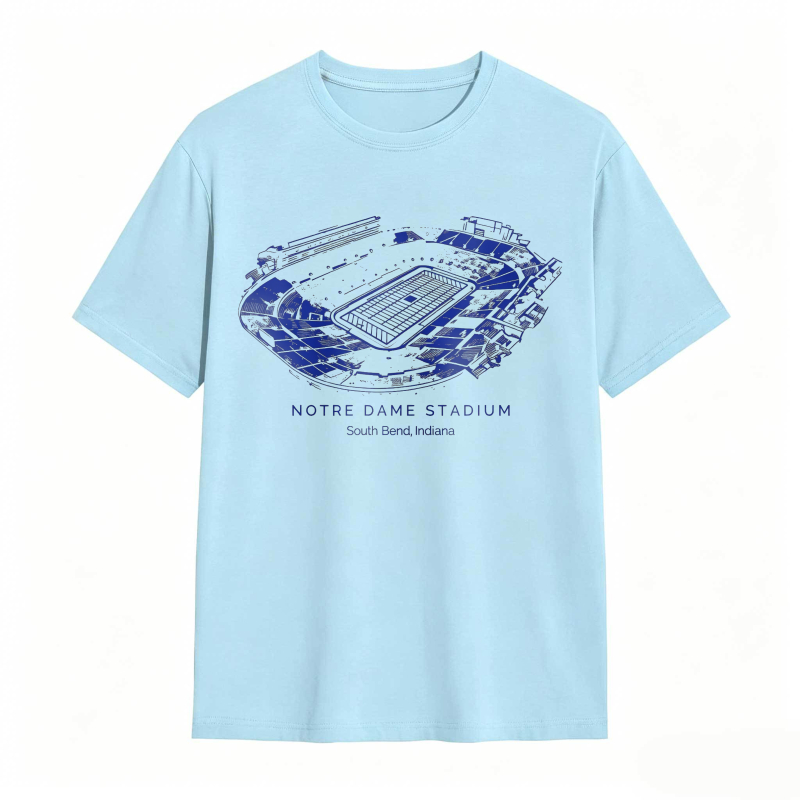 Notre Dame Stadium South Bend Indiana T-shirt