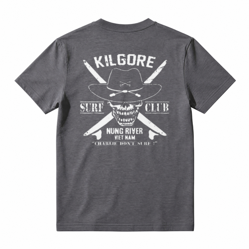 Kilgore Surf Club Skull And Crossed Surfboards Graphic Unisex Classic T-shirt