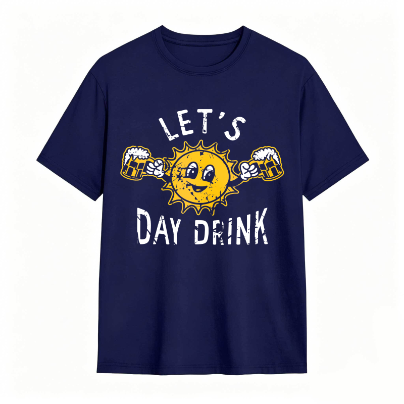 Sun With Beer Mugs Let's Day Drink Unisex Classic T-shirt