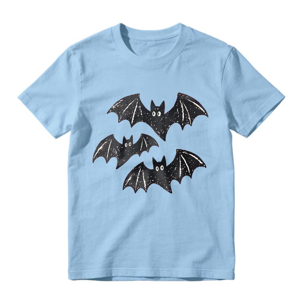 Starry Night Bat Silhouette Graphic Unisex Classic T-shirt