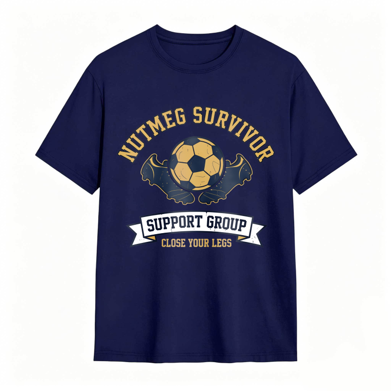 Nutmeg Survivor Support Group Soccer Ball Design Unisex Classic T-shirt