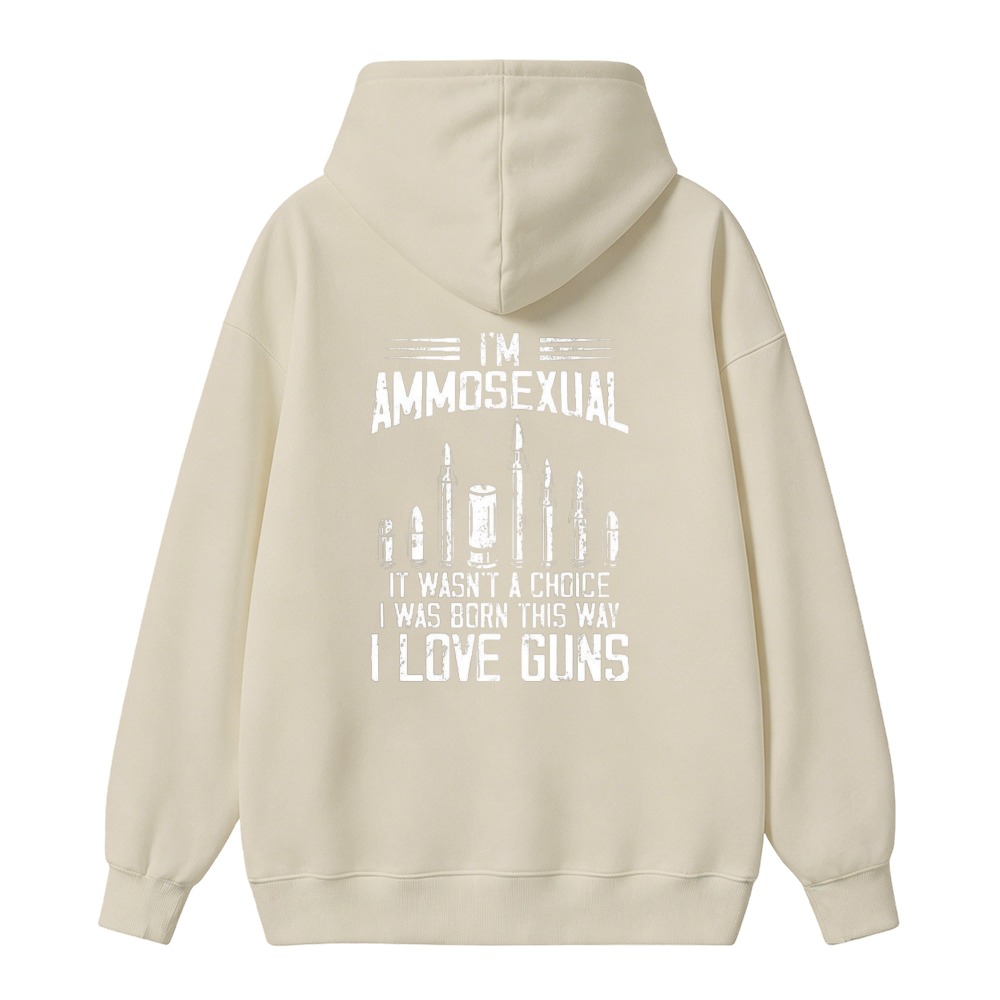 I Love Guns Ammosexual Born This Way Unisex Classic Hoodie
