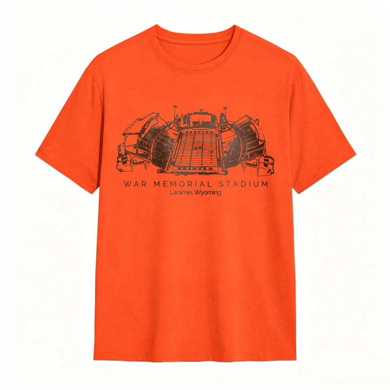 War Memorial Stadium Laramie Wyoming T-shirt