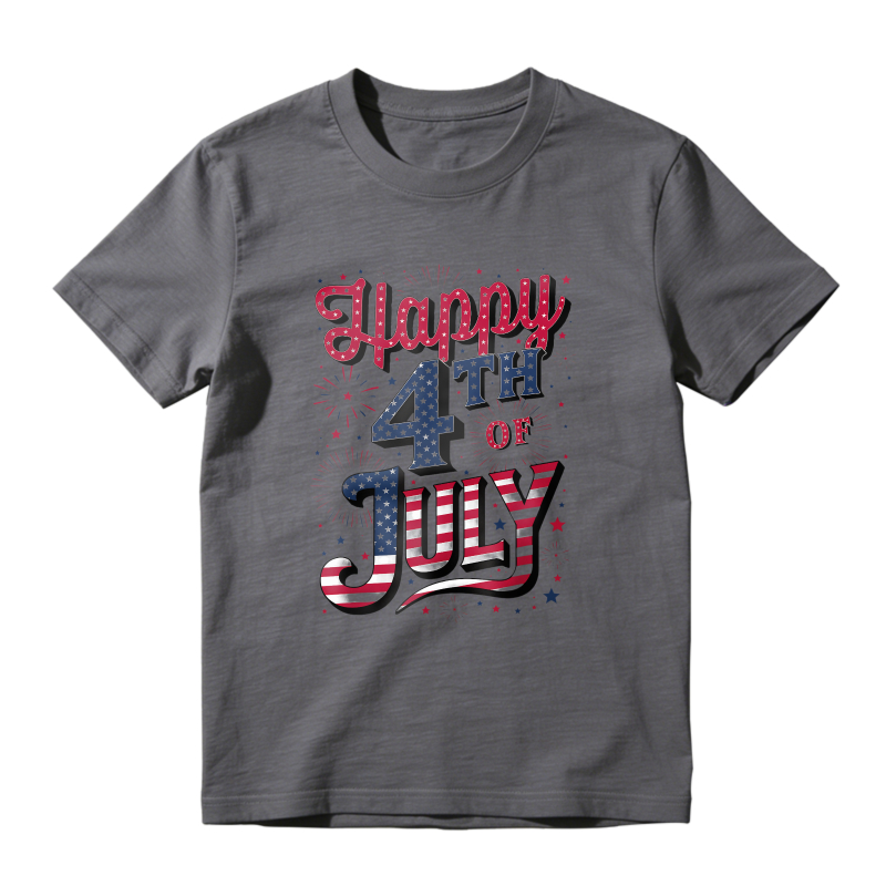 Happy 4th Of July Patriotic Design Unisex Classic T-shirt