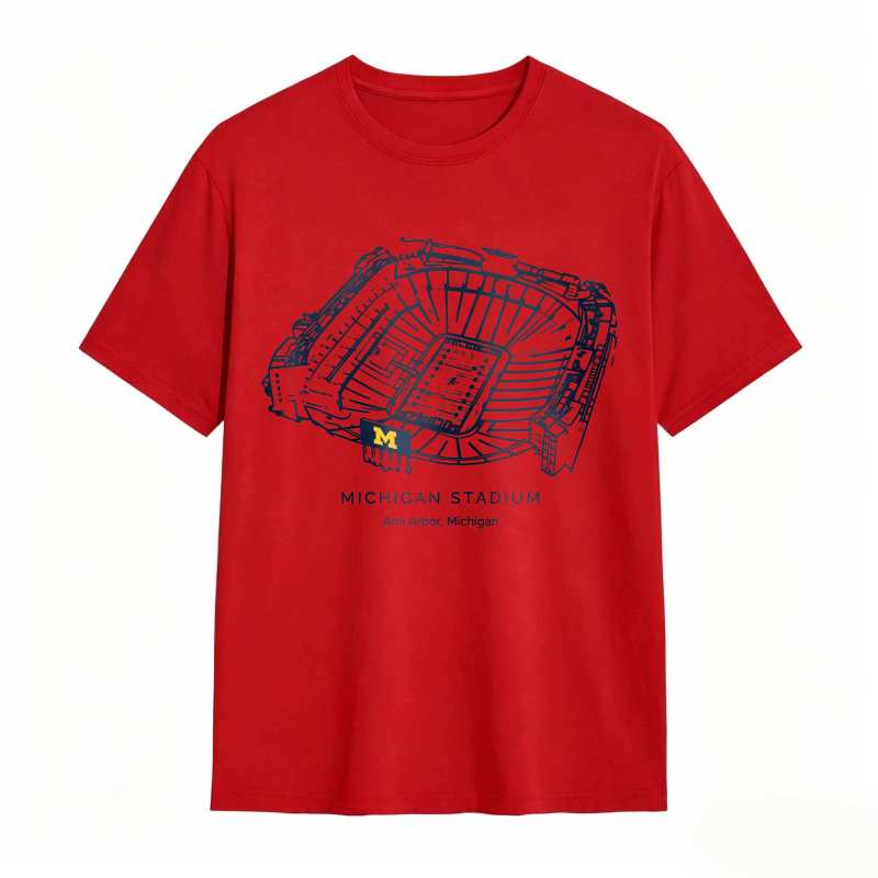 Michigan Stadium Ann Arbor Michigan T-shirt