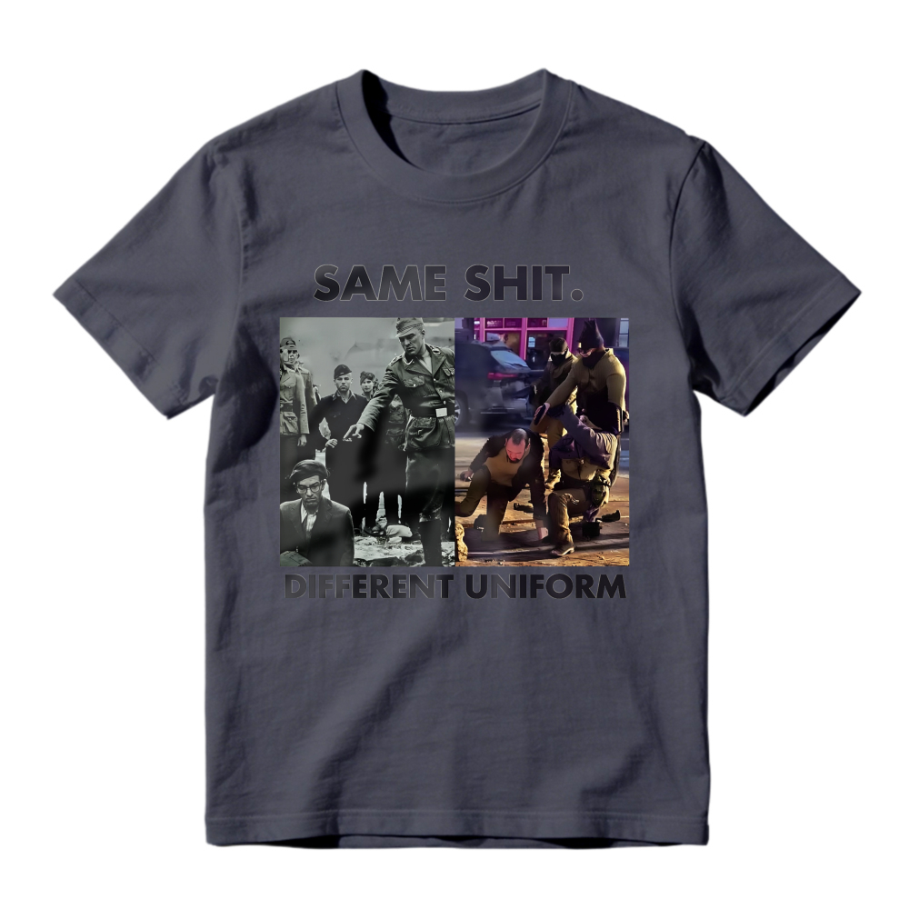 Same Shit Different Uniform Historical And Modern Soldiers Comparison Graphic Unisex Classic T-shirt