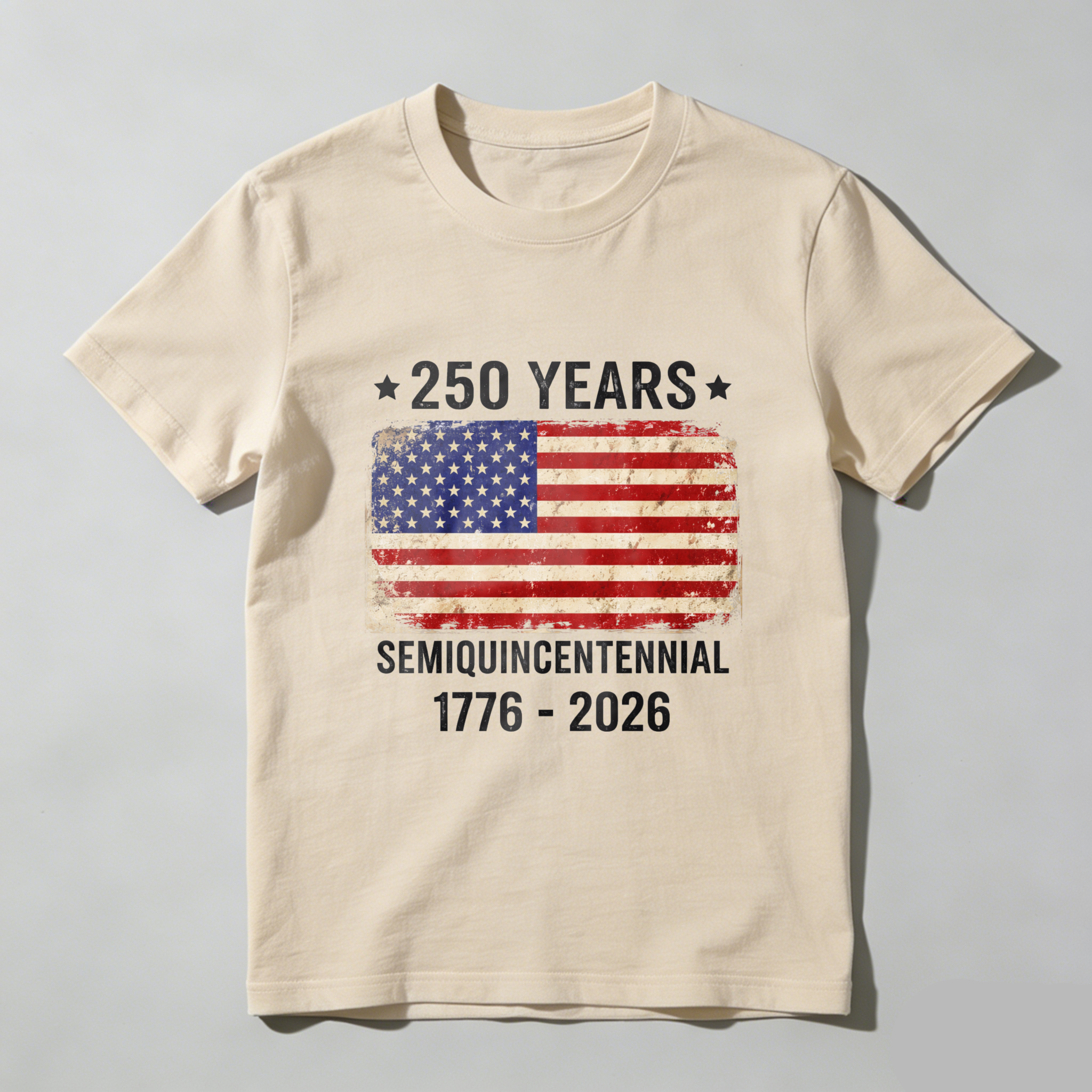250 Years American Flag Semiquincentennial 1776 2026 Independence Day Celebration T-Shirt