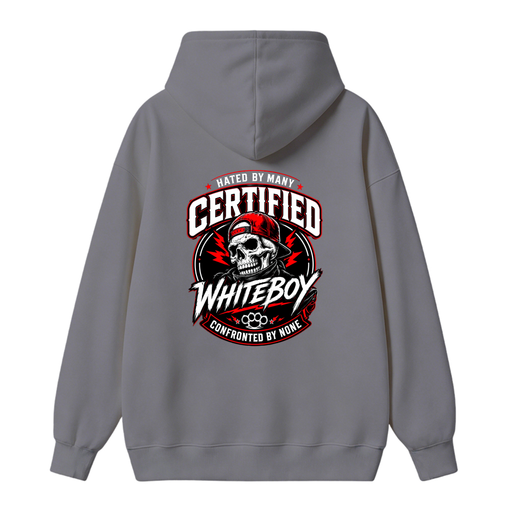 Certified Whiteboy Skull Graphic Hoodie
