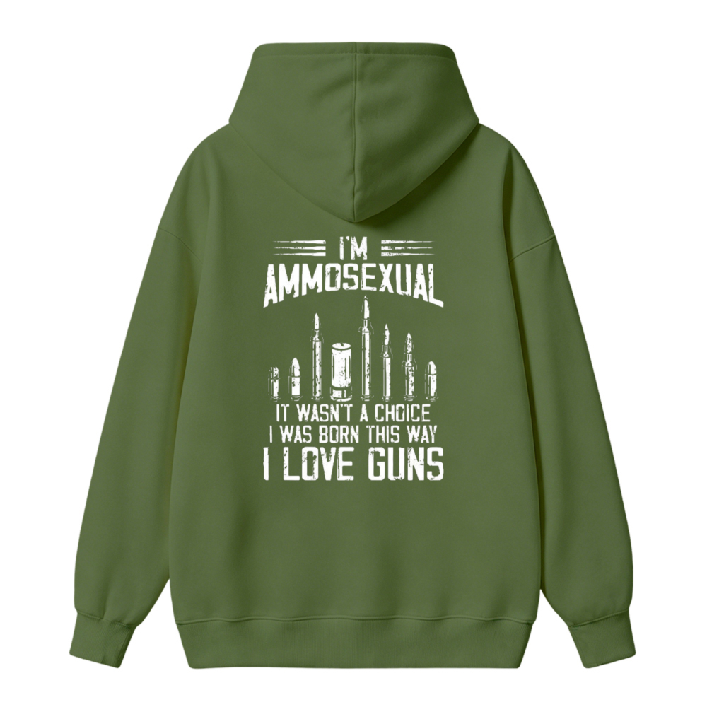 I Love Guns Ammosexual Born This Way Unisex Classic Hoodie