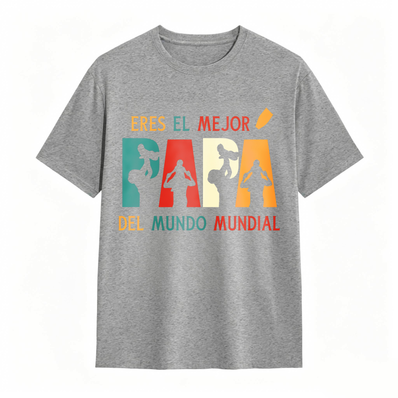 Best Dad In The World Silhouette Design Unisex Classic T-shirt