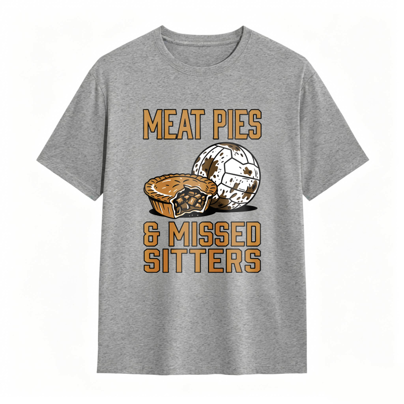 Meat Pies And Missed Sitters Football Theme Unisex Classic T-shirt