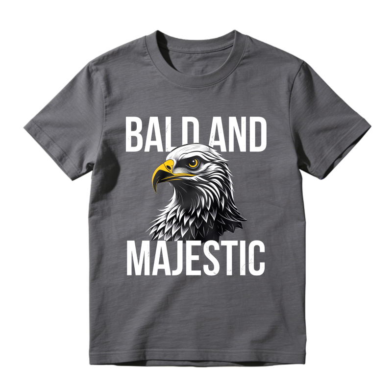 Bald Eagle And Majestic Text Design Classic T-shirt