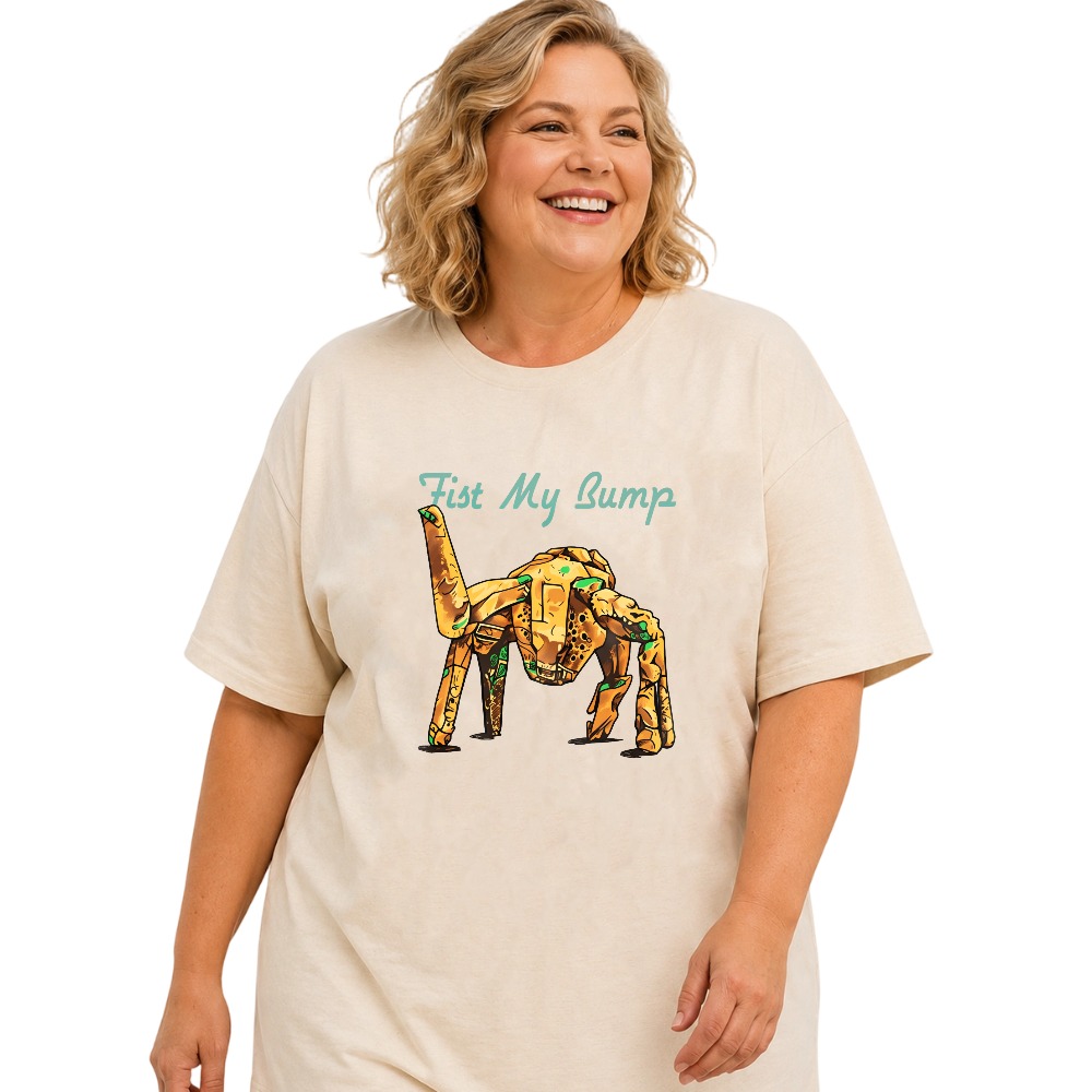Fist My Lump Robot Design tshirt 100% cotton