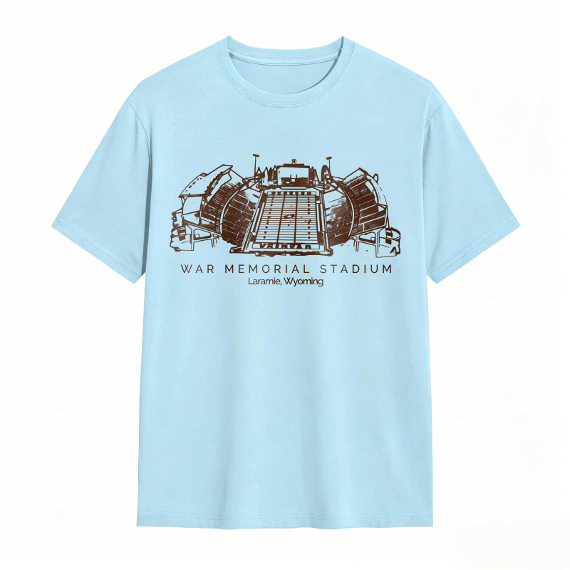 War Memorial Stadium Laramie Wyoming T-shirt