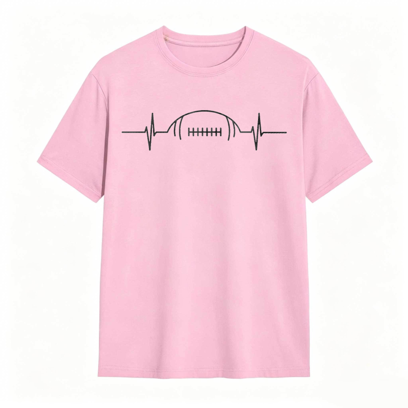 Football Heartbeat Design Unisex Classic T-shirt