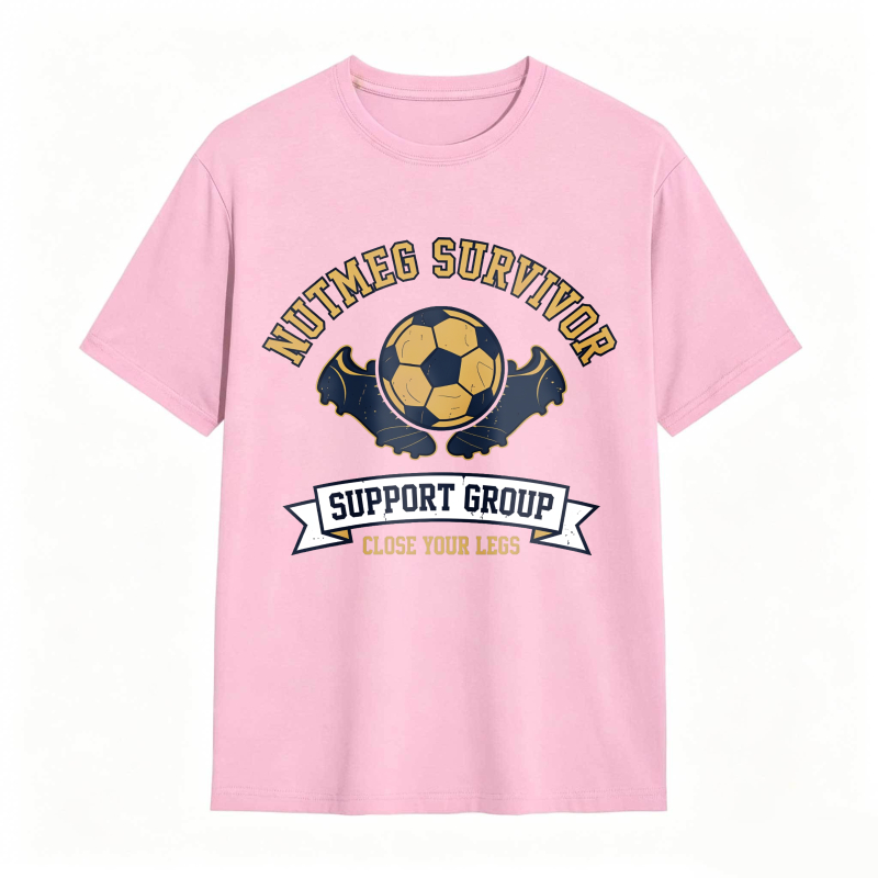 Nutmeg Survivor Support Group Soccer Ball Design Unisex Classic T-shirt