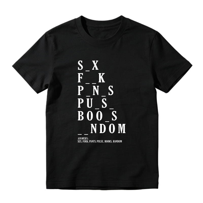 Word Puzzle Game With Answers T-shirt