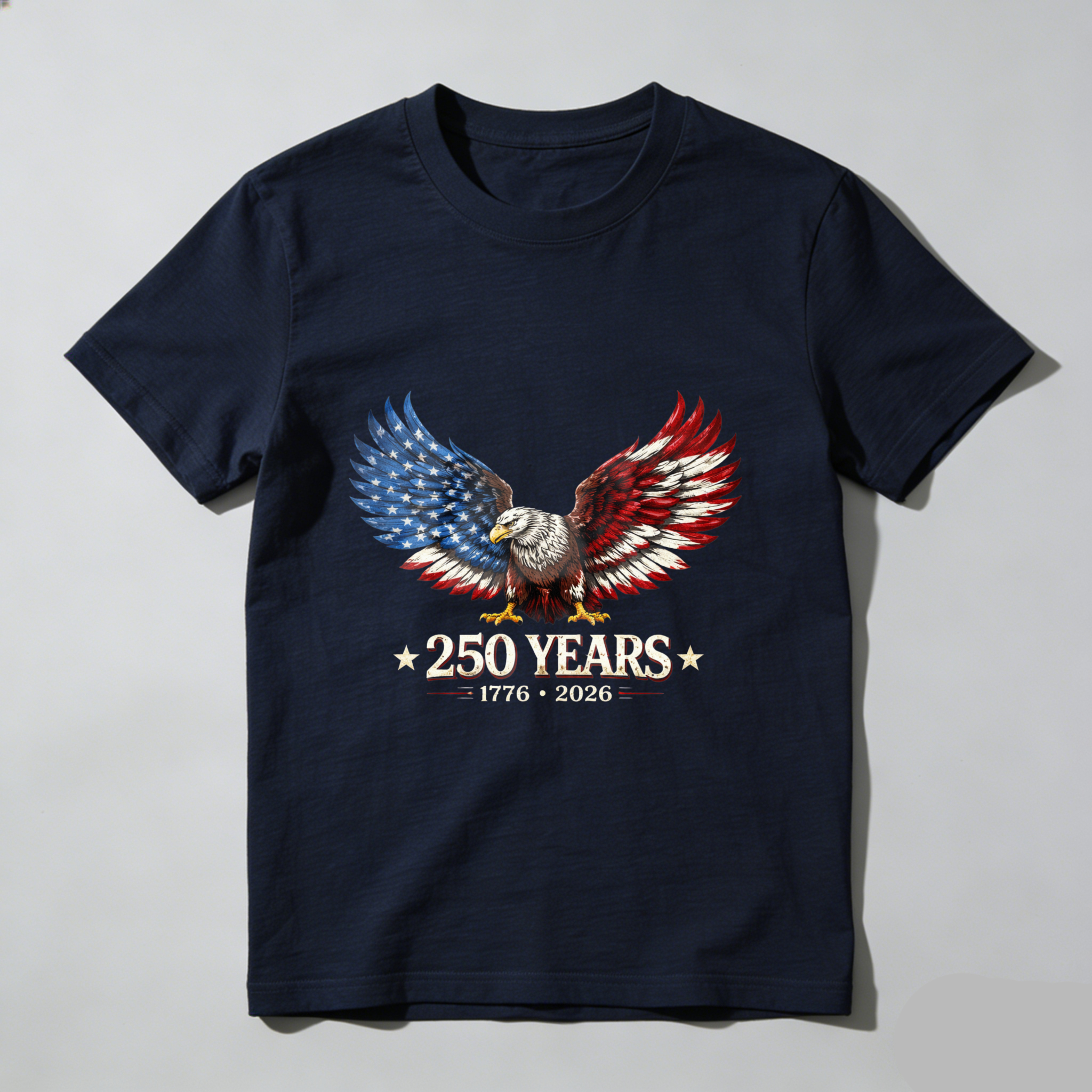 American Eagle 250 Years Independence Day 1776 2026 Usa Flag Patriotic T Shirt