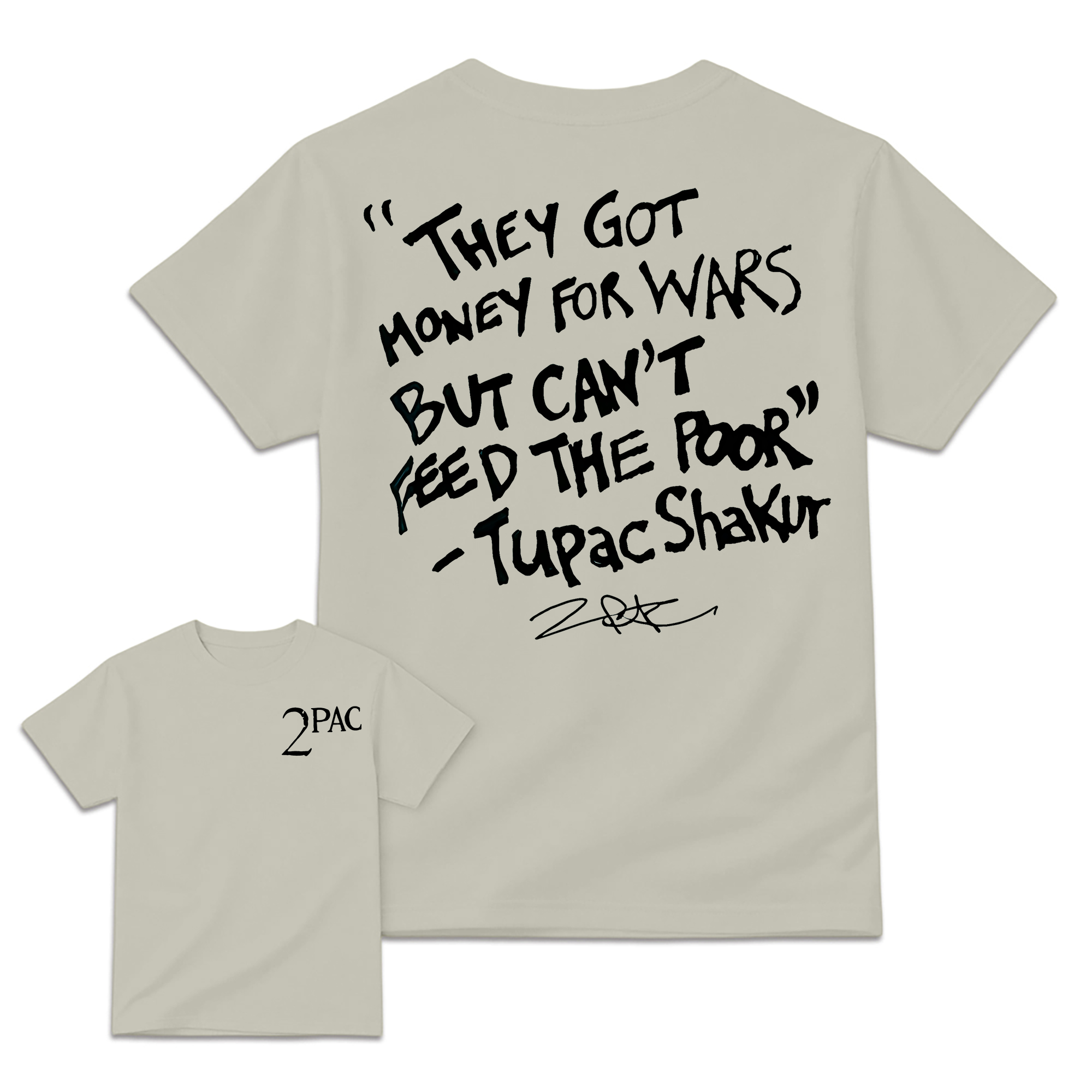 "Money For Wars" Quote Graphic T-Shirt Vintage Hip Hop Cotton Tee