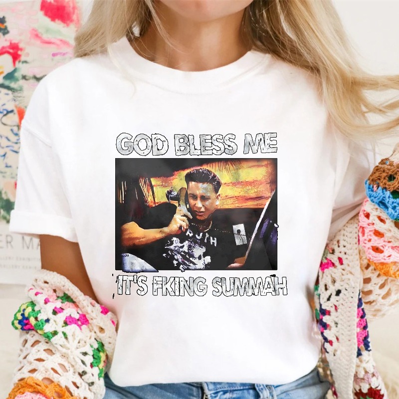 God Bless Me Its Fking Summah Graphic Unisex Classic T-shirt