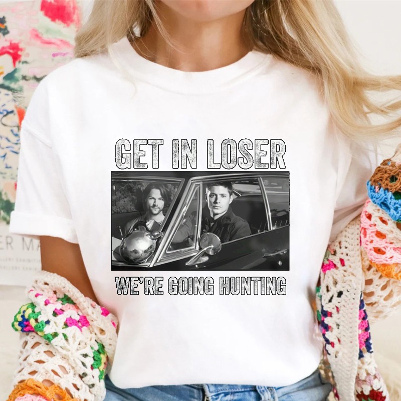 Get In Loser Were Going Hunting Movie Quote Unisex Classic T-shirt