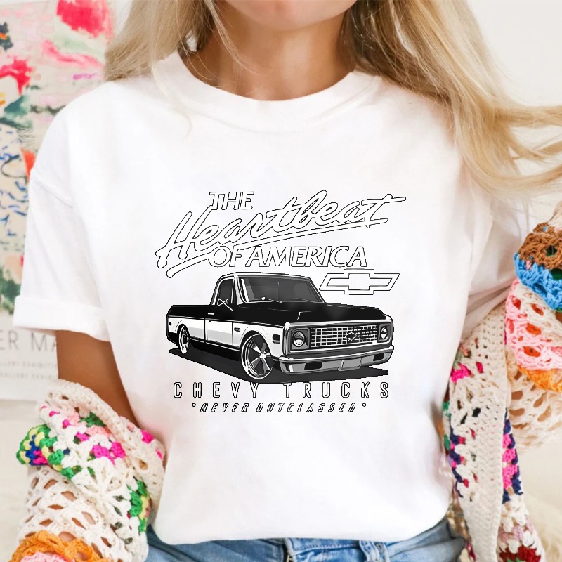 The Heartbeat Of America Chevy Trucks Never Outclassed T-shirt
