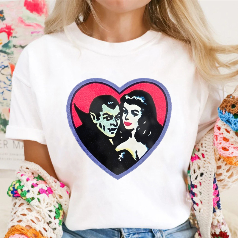 Heart Vampire And Woman Unisex Classic T-shirt