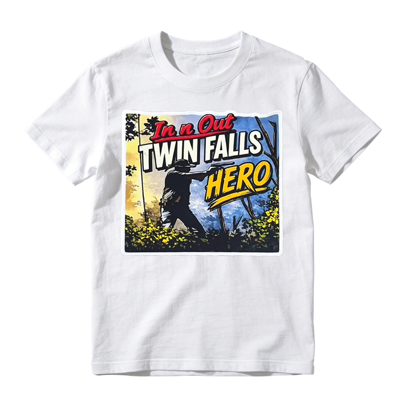 In n Out Twin Falls Hero Vintage Graphic T-Shirt
